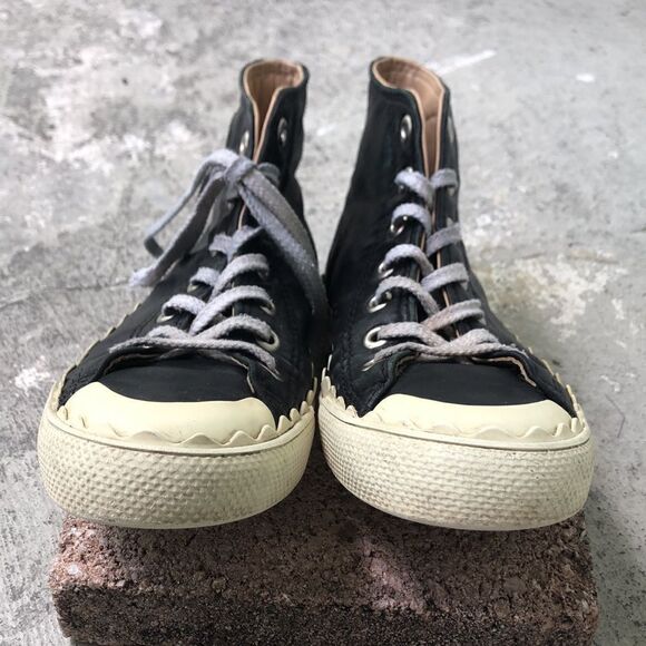 Converse Chloe leather high tops - Picture 3 of 7